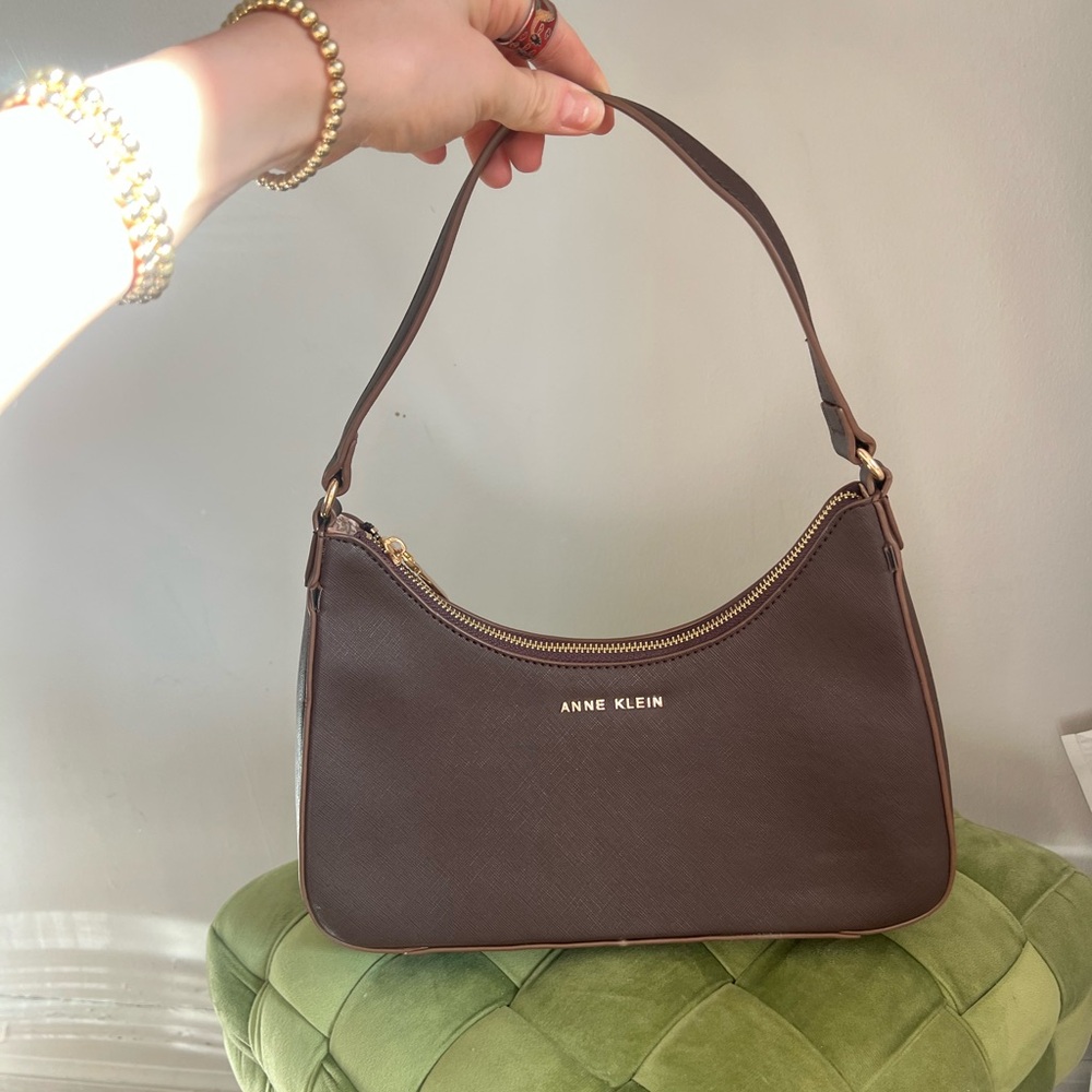 Anne Klein Brown Shoulder Bag